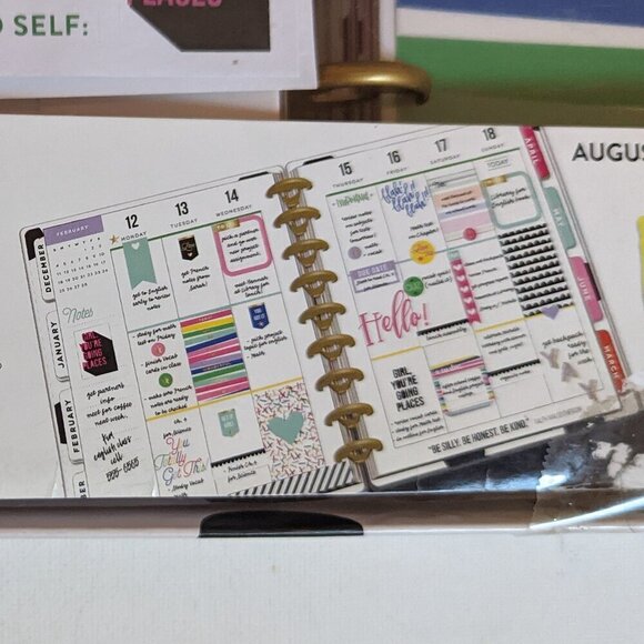 NWT Back to School Happy Planner Wonderful Classic Student Box Kit 2017 Outdated - Picture 5 of 10